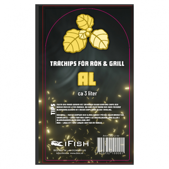 IFISH Flis för Rök & Grill - Al i gruppen Outdoor / Friluftskök & Redskap / Rökar & Röktillbehör / Rökspån hos Sportfiskeprylar.se (20212100)