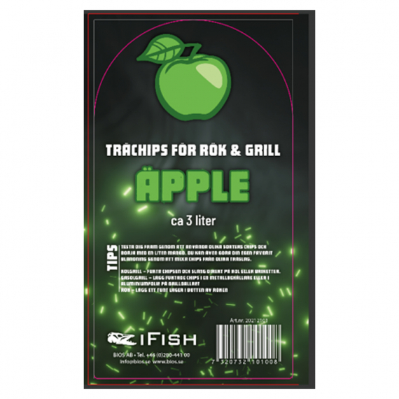 IFISH Flis för Rök & Grill - Äpple i gruppen Outdoor / Friluftskök & Redskap / Rökar & Röktillbehör / Rökspån hos Sportfiskeprylar.se (20212101)