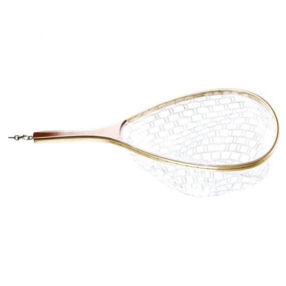 Pool 12 Trähåv med Ghostnet i gruppen Verktyg & Tillbehör / Håvar / Flugfiskehåvar hos Sportfiskeprylar.se (20229375)