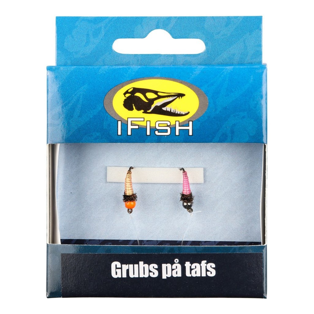IFISH Grubs på tafs 2-pack i gruppen Fiskedrag / Pimpelbeten / Creaturebaits Pimpelfiske hos Sportfiskeprylar.se (20241578)