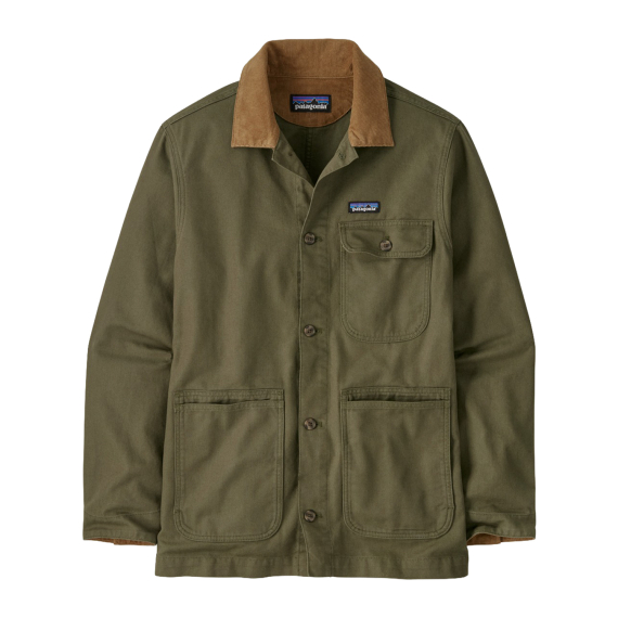 Patagonia M\'s Point Reyes Canvas Jacket Basin Green i gruppen Kläder & Skor / Kläder / Jackor / Skaljackor hos Sportfiskeprylar.se (20250-BSNG-Sr)
