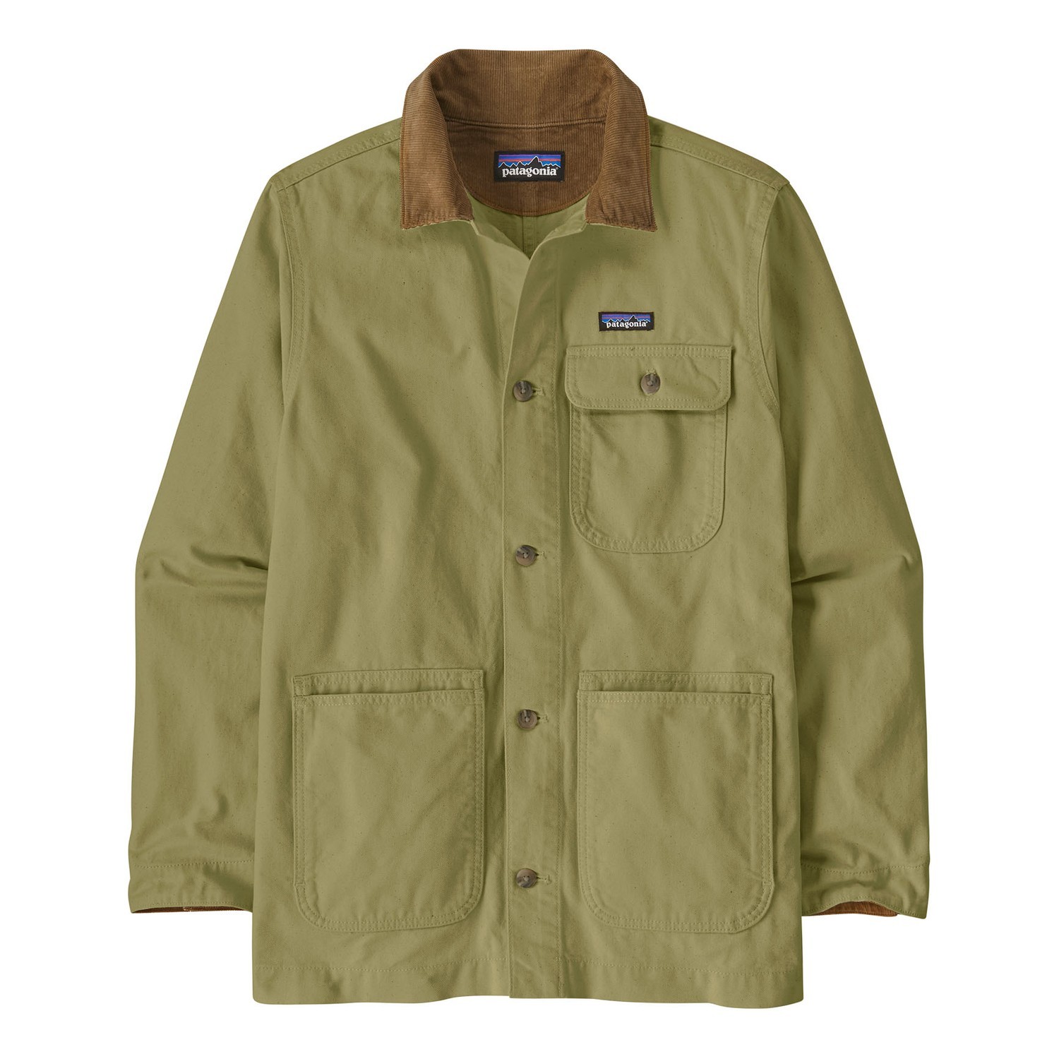 Patagonia M\'s Point Reyes Canvas Jacket Gumtree Green i gruppen Kläder & Skor / Kläder / Jackor / Skaljackor hos Sportfiskeprylar.se (20250-GMTG-Sr)