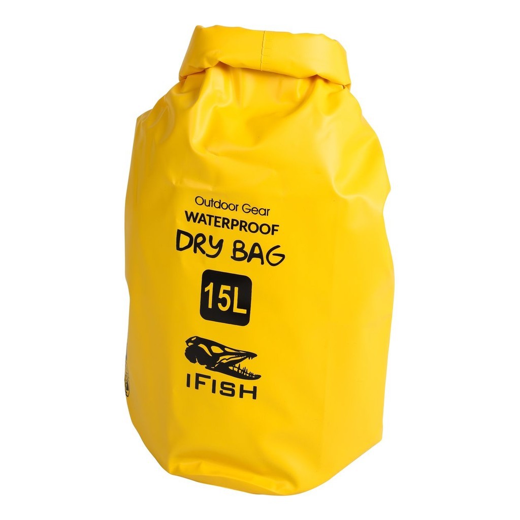 IFISH Dry Bag 15L Yellow i gruppen Förvaring / Vattentäta Väskor hos Sportfiskeprylar.se (20266276)