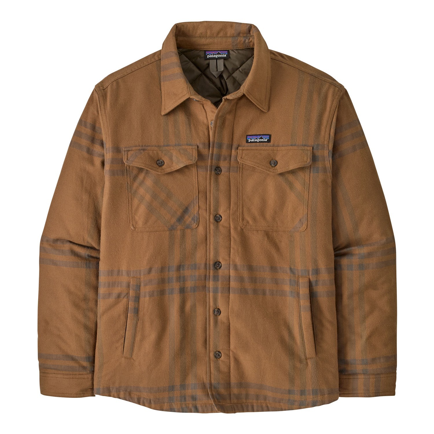 Patagonia M\'s LW Insulated Fjord Flannel Shirt DEBN i gruppen Kläder & Skor / Kläder / Jackor / Skaljackor hos Sportfiskeprylar.se (20386-DEBN-Sr)