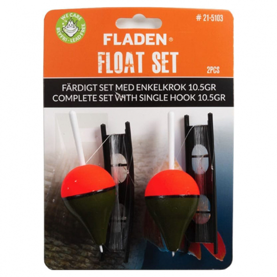 Fladen Slotted Bung Float Set 10.5g (2-pack) i gruppen Krok & Småplock / Flöten hos Sportfiskeprylar.se (21-5103)