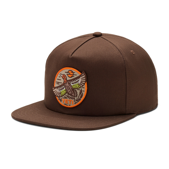Yeti Bftw Duck Flat Brim Hat - Dark Brown i gruppen Kläder & Skor / Kepsar & Huvudbonader / Kepsar / Snapbackkepsar hos Sportfiskeprylar.se (21023007885)