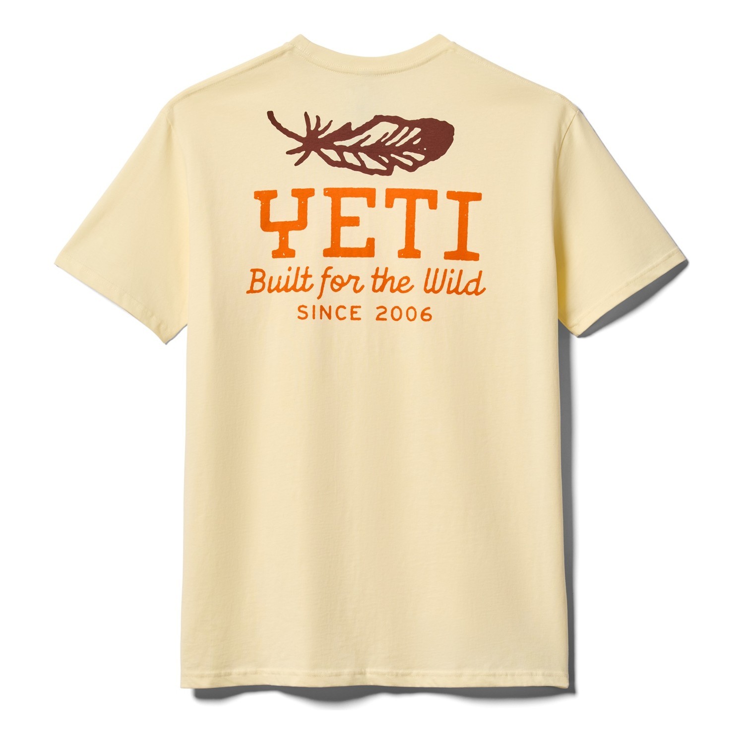 Yeti Feather SST T-Shirt, Butter i gruppen Kläder & Skor / Kläder / T-shirts hos Sportfiskeprylar.se (21023008788r)