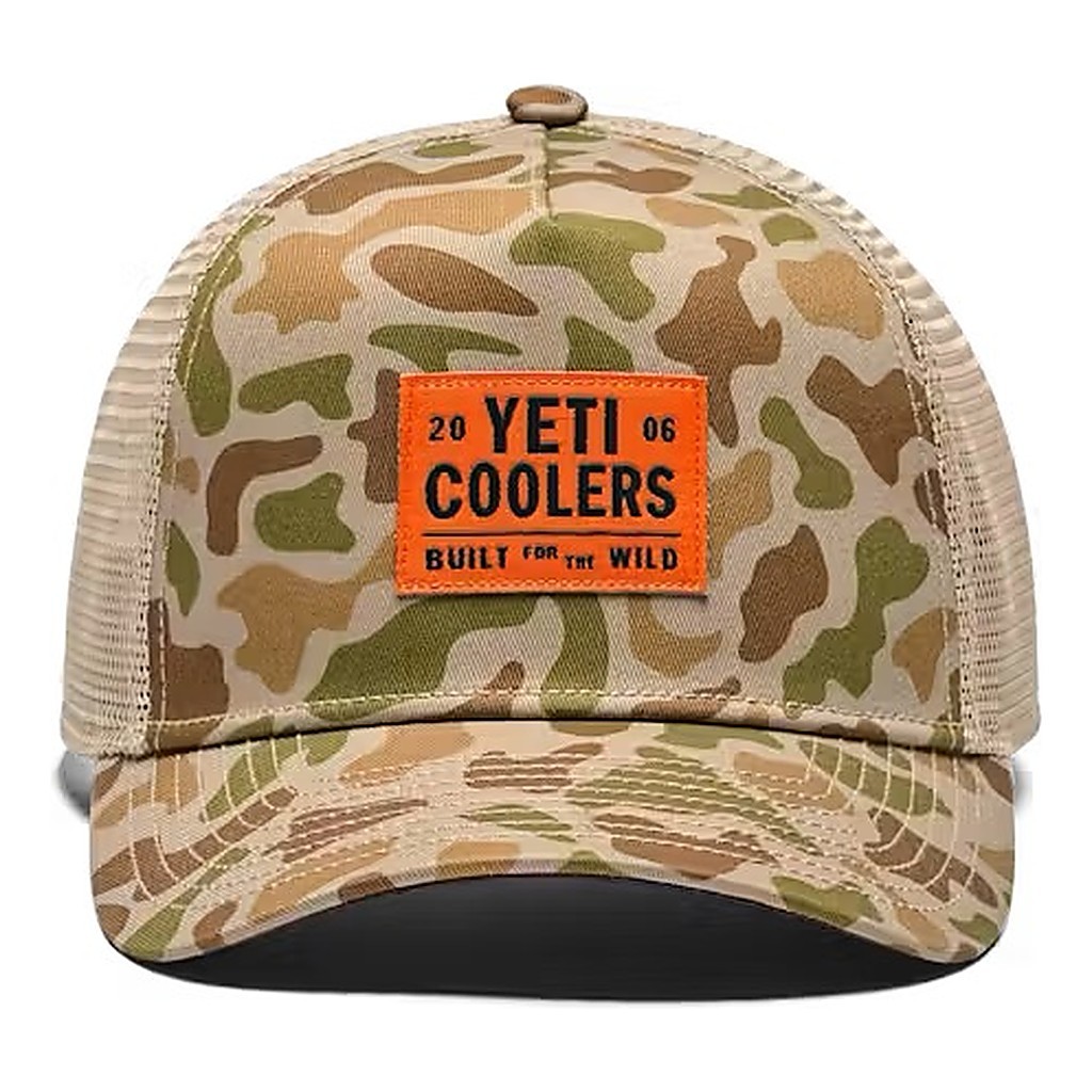 Yeti Coolers Camo Trucker Hat i gruppen Kläder & Skor / Kepsar & Huvudbonader / Kepsar / Truckerkepsar hos Sportfiskeprylar.se (21023008809)
