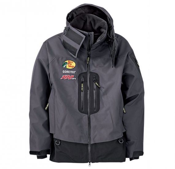 Bass Pro 100MPH GORE-TEX Rain Parka Granite i gruppen Kläder & Skor / Kläder / Jackor hos Sportfiskeprylar.se (2162381r)