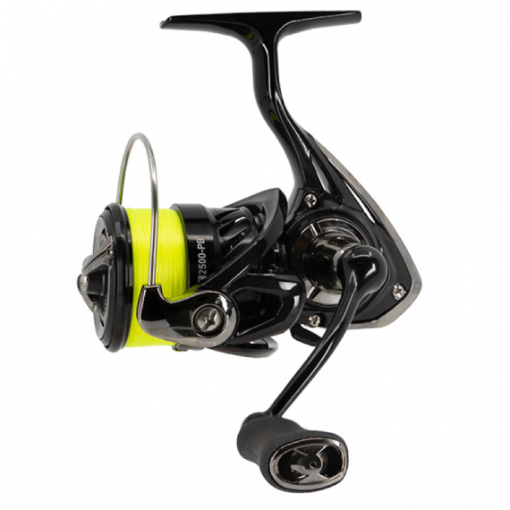 Daiwa 20 Ninja LT 2500 Pitch Black ink. J-Braid X4 YL 0,13mm i gruppen Fiskerullar / Haspelrullar hos Sportfiskeprylar.se (216606)