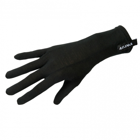 Lightwool Liner Gloves Unisex Jet Black, XL i gruppen Kläder & Skor / Kläder / Handskar & Vantar hos Sportfiskeprylar.se (217523001-07)