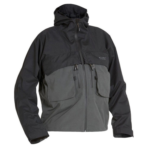Fladen Authentic Wading Jacket 2.0 Grey/Black i gruppen Kläder & Skor / Kläder / Jackor / Vadarjackor hos Sportfiskeprylar.se (22-8268-Sr)