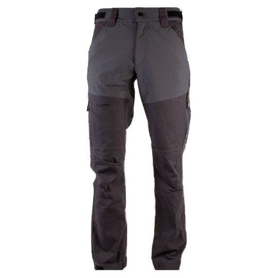 Fladen Trousers Authentic 3.0 4-Way Stretch, Grey/Black - S i gruppen Kläder & Skor / Kläder / Byxor / Friluftsbyxor hos Sportfiskeprylar.se (22-82992-S)