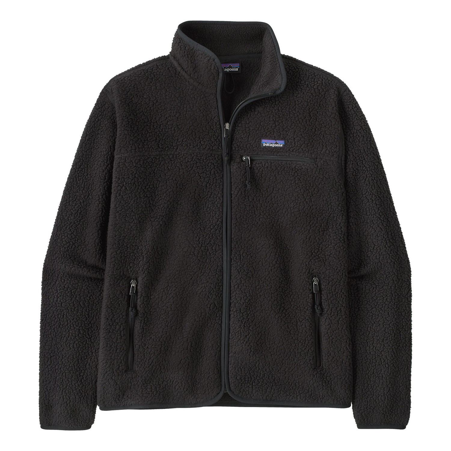 Patagonia M\'s Retro Pile Jacket BLK i gruppen Kläder & Skor / Kläder / Jackor / Fleecejackor hos Sportfiskeprylar.se (22802-BLK-Sr)