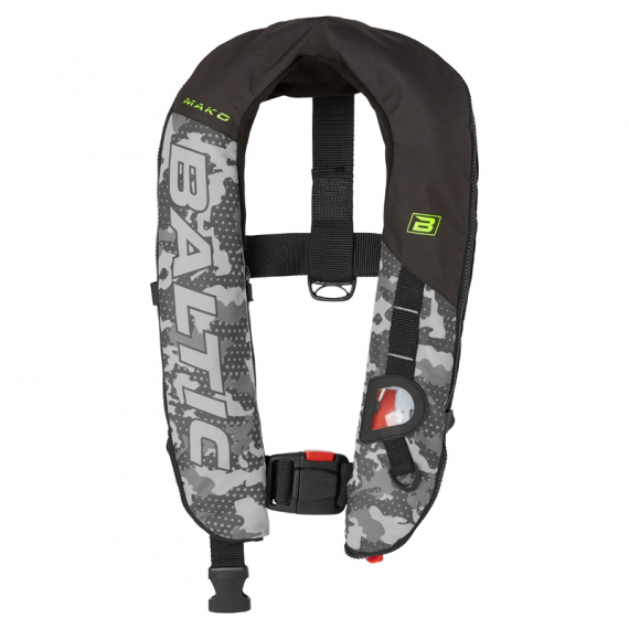 Baltic Mako Automatic Grå 40-150kg i gruppen Kläder & Skor / Flytplagg / Flytvästar / Uppblåsbara flytvästar hos Sportfiskeprylar.se (229-1572-000-1)