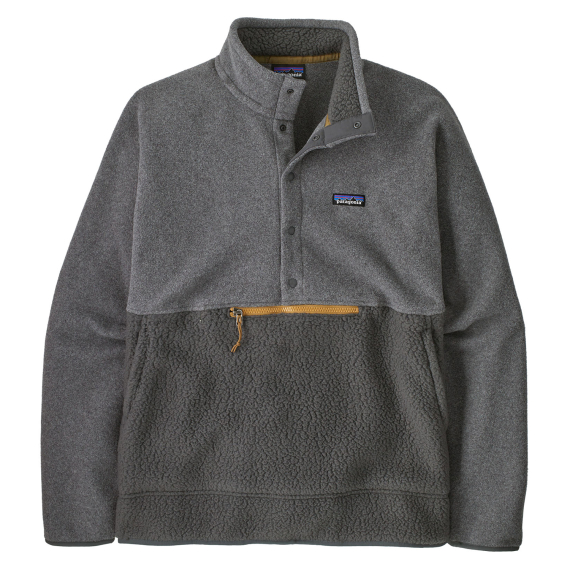 Patagonia M\'s Retro Pile 1/2 Snap P/O, Forge Grey i gruppen Kläder & Skor / Kläder / Tröjor / Fleecetröjor hos Sportfiskeprylar.se (23205-FGE-Sr)