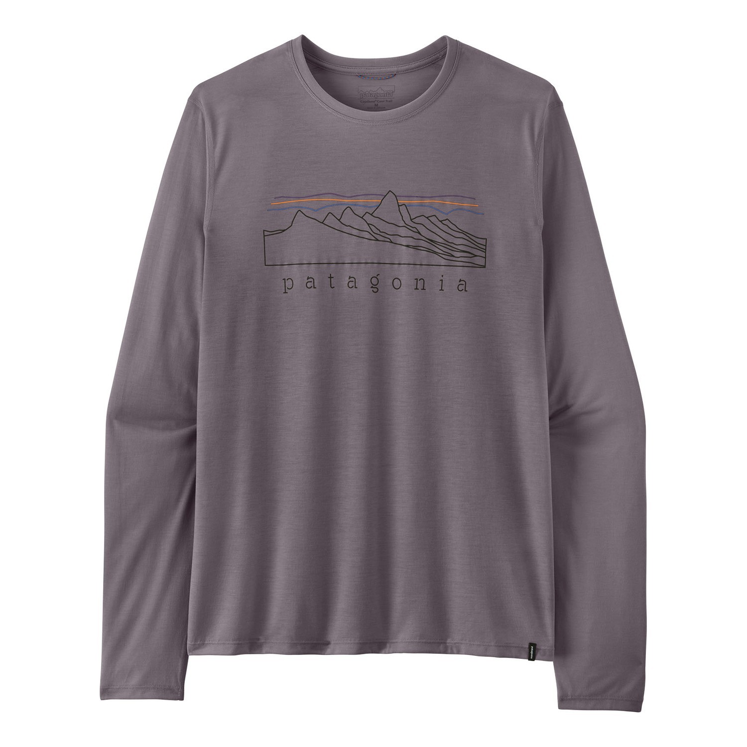Patagonia M\'s L/S Cap Cool Trail Shirt - Stratapeaks MYGR i gruppen Kläder & Skor / Kläder / Tröjor / Långärmade T-shirts hos Sportfiskeprylar.se (23711-MYGR-XXLr)