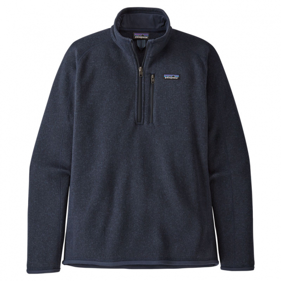 Patagonia M\'s Better Sweater 1/4 Zip New Navy i gruppen Kläder & Skor / Kläder / Tröjor / Fleecetröjor hos Sportfiskeprylar.se (25523-NENAr)