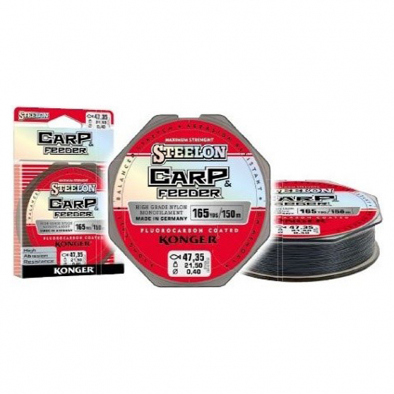 Konger Steelon Carp & Feeder 150m i gruppen Fiskelinor / Nylonlinor hos Sportfiskeprylar.se (263150020r)