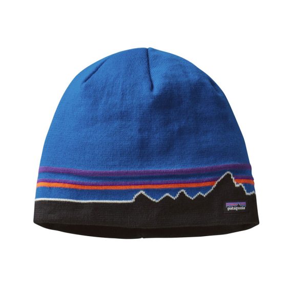 Patagonia Beanie Hat Classic Fitz Roy: Andes Blue i gruppen Kläder & Skor / Kepsar & Huvudbonader / Mössor hos Sportfiskeprylar.se (28860-CZAB-ALL)