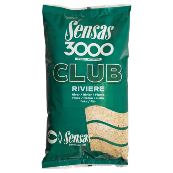 Sensas 3000 Club Riviere 1kg i gruppen Fiskedrag / Boilies, Krokbeten & Mäsk / Mäsk / Groundbait hos Sportfiskeprylar.se (29-11202)