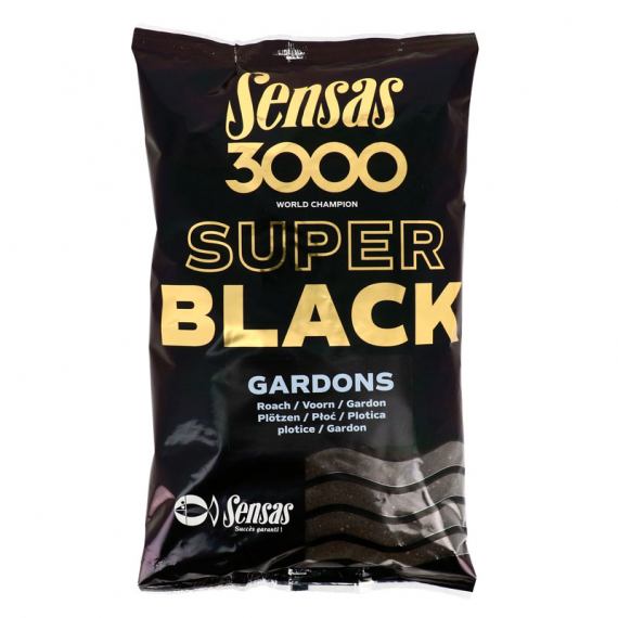 Sensas 3000 Super Black Gardons 1kg i gruppen Fiskedrag / Boilies, Krokbeten & Mäsk / Mäsk / Groundbait hos Sportfiskeprylar.se (29-11562)