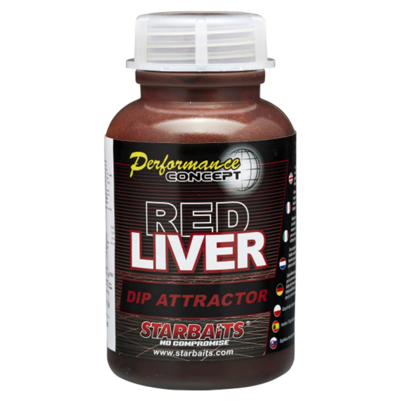 Starbaits PC Red Liver Dip Attractor 200ml i gruppen Fiskedrag / Boilies, Krokbeten & Mäsk / Tillsatser hos Sportfiskeprylar.se (29-33738)