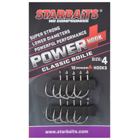 Starbaits Power Hook Classic Boilie Size 4 i gruppen Krok & Småplock / Krok / Specimenkrok hos Sportfiskeprylar.se (29-34477)