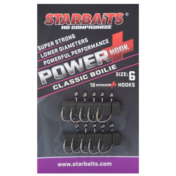 Starbaits Power Hook Classic Boilie Size 6 i gruppen Krok & Småplock / Krok / Specimenkrok hos Sportfiskeprylar.se (29-34478)