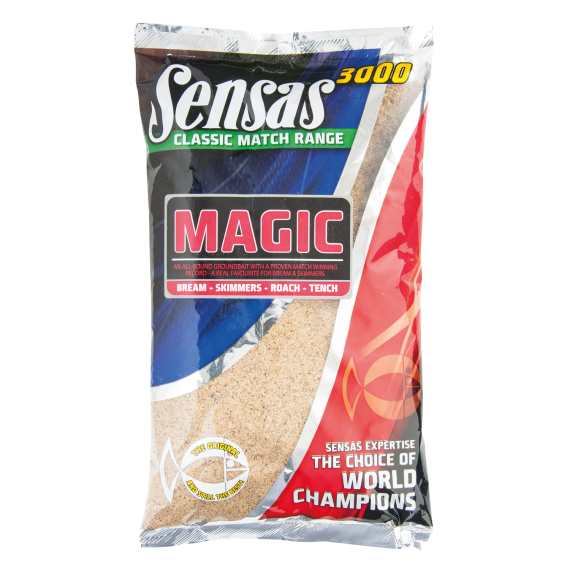 Sensas 3000 Magic Naturel 1kg i gruppen Fiskedrag / Boilies, Krokbeten & Mäsk / Mäsk hos Sportfiskeprylar.se (29-71101)
