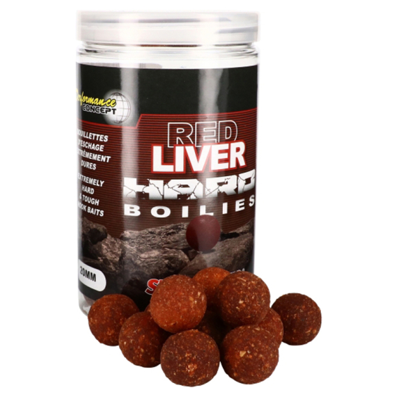 Starbaits PC Red Liver Hard Hook Bait - 20mm i gruppen Fiskedrag / Boilies, Krokbeten & Mäsk / Boilies hos Sportfiskeprylar.se (29-71697)