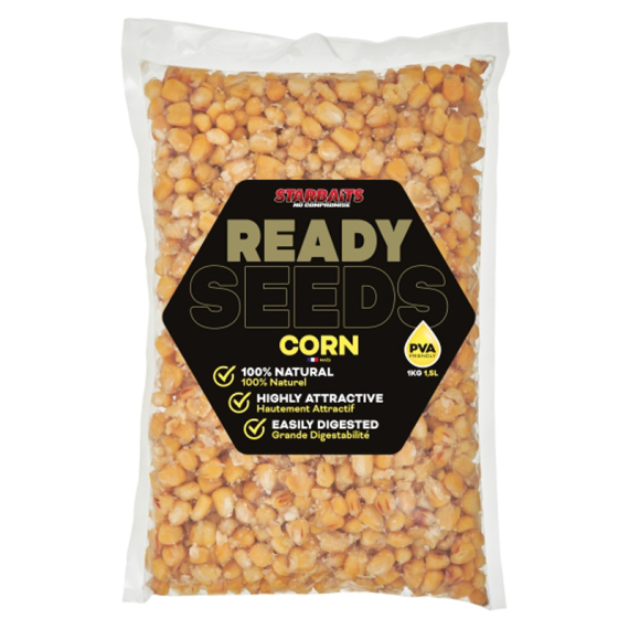 Starbaits Ready Seeds Corn 1kg i gruppen Fiskedrag / Boilies, Krokbeten & Mäsk / Partiklar hos Sportfiskeprylar.se (29-74213)