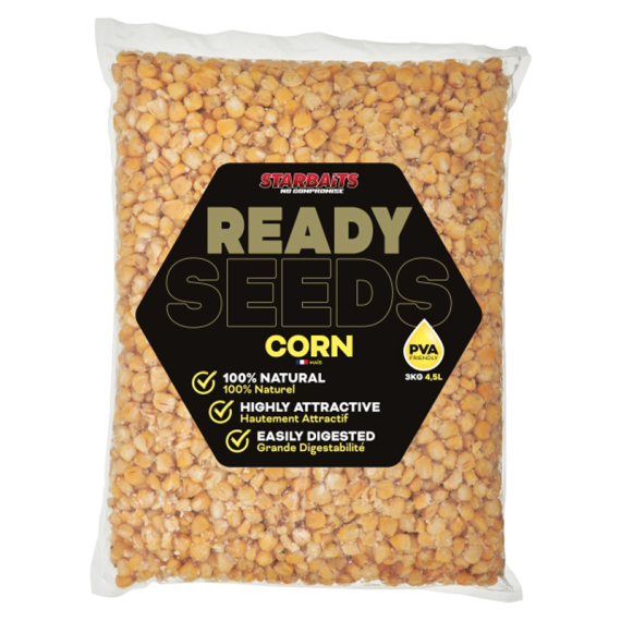 Starbaits Ready Seeds Corn 3kg i gruppen Fiskedrag / Boilies, Krokbeten & Mäsk / Partiklar hos Sportfiskeprylar.se (29-74218)