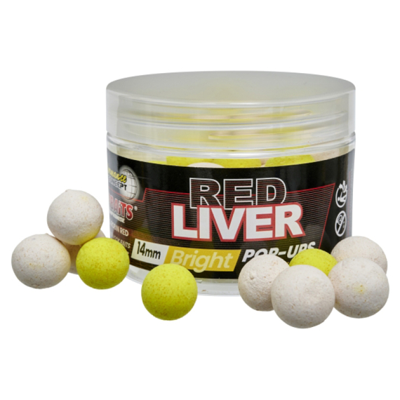 Starbaits PC Red Liver Bright Pop Up i gruppen Fiskedrag / Boilies, Krokbeten & Mäsk / Popups & Wafters hos Sportfiskeprylar.se (29-82417r)