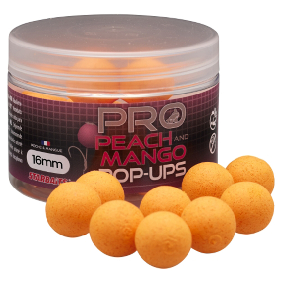Starbaits Pro Peach & Mango Pop Up i gruppen Fiskedrag / Boilies, Krokbeten & Mäsk / Popups & Wafters hos Sportfiskeprylar.se (29-83798r)