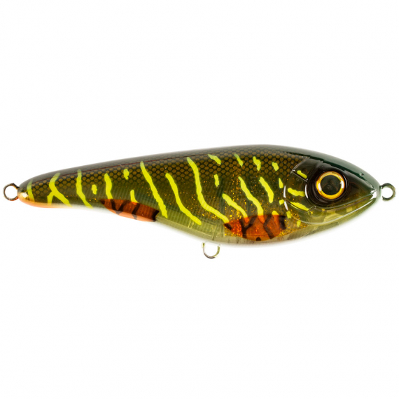 Buster Jerk, sinking, 15cm, Green Motoroil Pike UV i gruppen Fiskedrag / Jerkbaits hos Sportfiskeprylar.se (29-EG048-C755G)