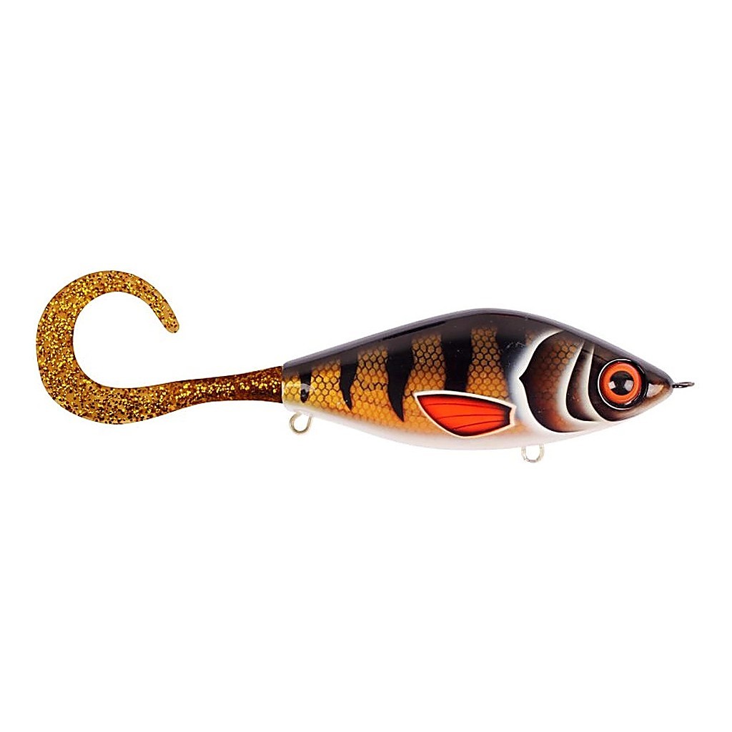 TrueGlide Guppie, 13,5cm, 120gr - Golden Perch - Gold / Gold glitter i gruppen Fiskedrag / Jerkbaits hos Sportfiskeprylar.se (29-EG208-TR003)