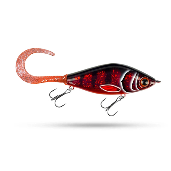Trueglide Guppie 13,5cm 120g Söder Custom - Red Tiger Flash i gruppen Fiskedrag / Jerkbaits hos Sportfiskeprylar.se (29-EG208-Z411-19)