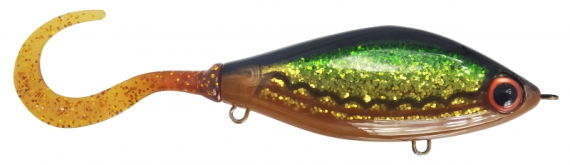 Trueglide Guppie 13,5cm 120g Söder Custom - Motoroil Glitter UV i gruppen Fiskedrag / Jerkbaits hos Sportfiskeprylar.se (29-EG208-ZSP18)