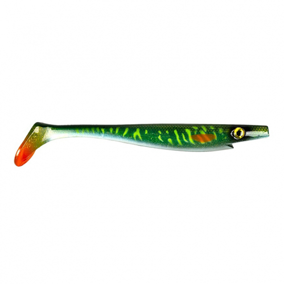 Pig Shad, 23cm, 90g - Green Motoroil Pike UV i gruppen Fiskedrag / Jiggar & Gummibeten / Gäddjiggar hos Sportfiskeprylar.se (29-SP172A-MN3)