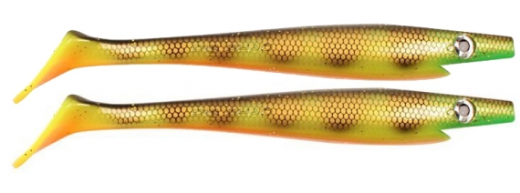 Pig Shad Junior 20cm - Orange Belly Perch i gruppen Fiskedrag / Jiggar & Gummibeten / Gäddjiggar hos Sportfiskeprylar.se (29-SP172C-C039)