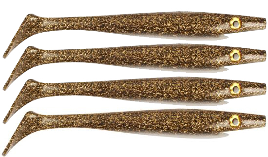 Pig Shad 15cm Nano Size (4-pack) - Retriver i gruppen Fiskedrag / Jiggar & Gummibeten / Gäddjiggar hos Sportfiskeprylar.se (29-SP172D-111)