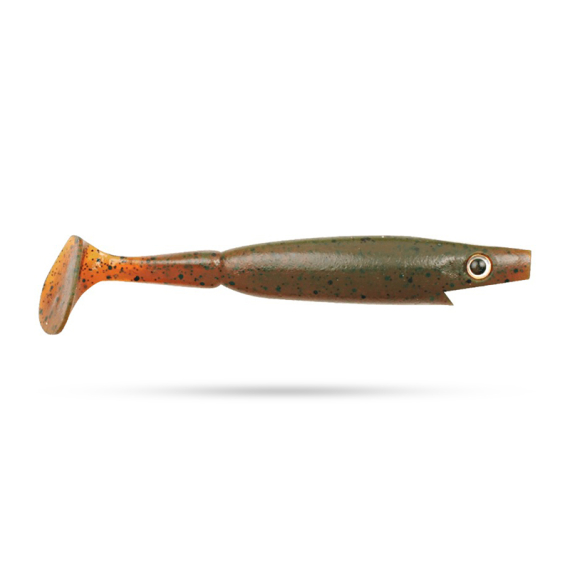 Piglet Shad 10cm (6-pack) - Motor Oil Pepper i gruppen Fiskedrag / Jiggar & Gummibeten / Abborrjiggar & Gösjiggar hos Sportfiskeprylar.se (29-SP172E-C017)
