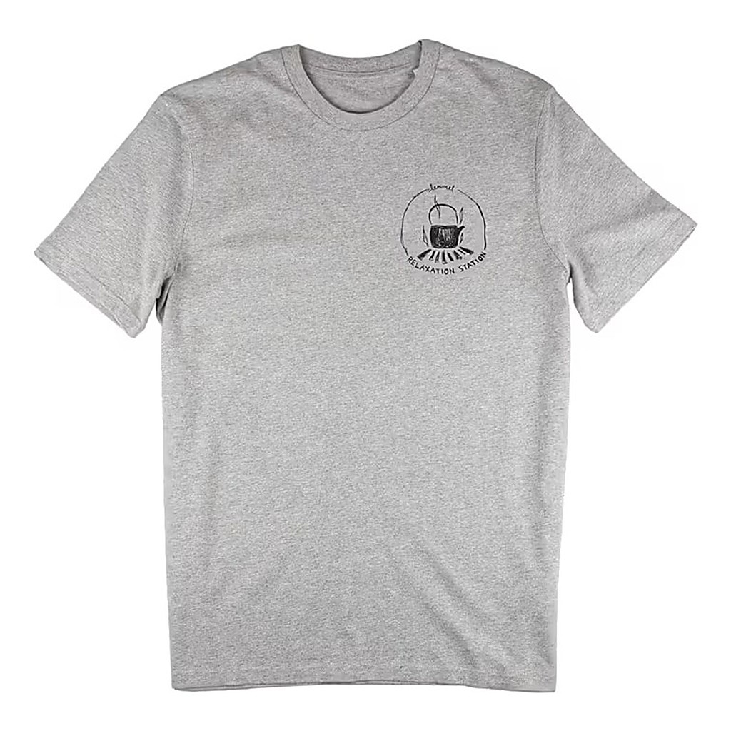 Lemmel T-shirt Relaxation Station Heather grey w Black print i gruppen Kläder & Skor / Kläder / T-shirts hos Sportfiskeprylar.se (3010106-6934r)