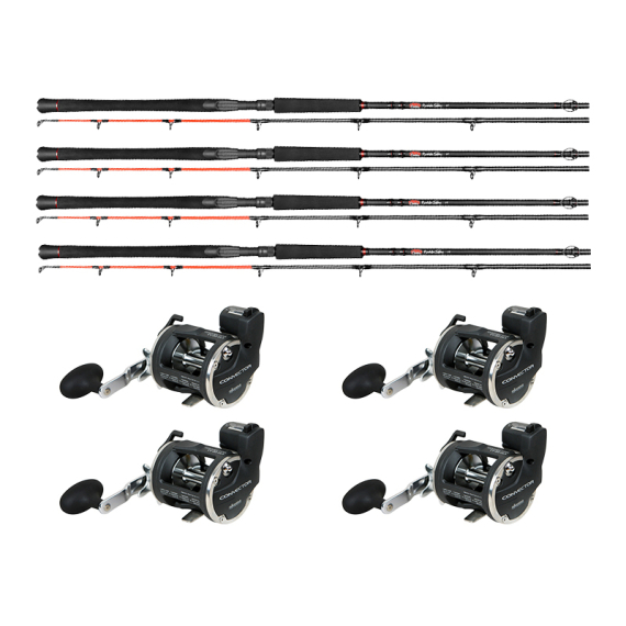 Daiwa Söder Custom Predator Trolling & Okuma Convector LC CV-20D Combo 4-Pack i gruppen Fiskeset / Trollingset hos Sportfiskeprylar.se (32-224648OKUMASET4PCS)