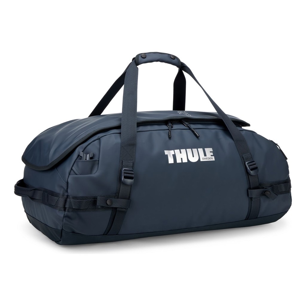 Thule Chasm Recycled Duffel 70L - Darkest Blue i gruppen Förvaring / Duffelbags hos Sportfiskeprylar.se (3205593)