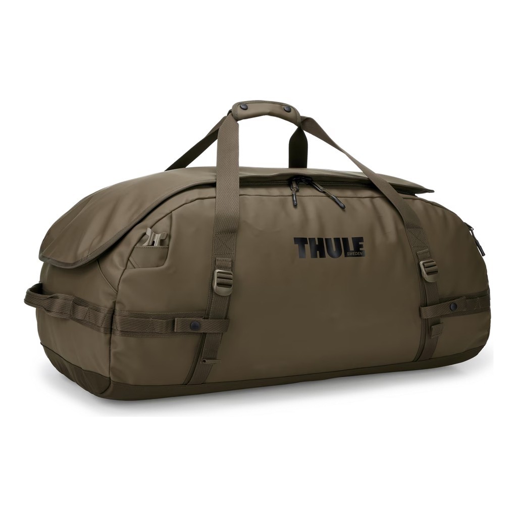 Thule Chasm Recycled Duffel 90L - Deep Khaki i gruppen Förvaring / Duffelbags hos Sportfiskeprylar.se (3205597)