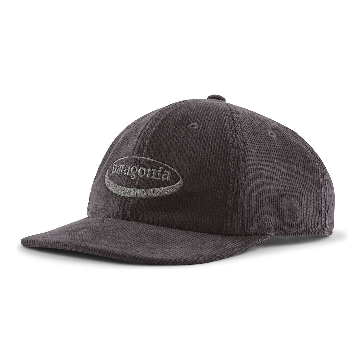 Patagonia Corduroy Cap \'95 Oval Logo: Ink Black i gruppen Kläder & Skor / Kepsar & Huvudbonader / Kepsar / Dad Caps hos Sportfiskeprylar.se (33535-OLGB-ALL)