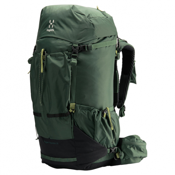 Haglöfs Rugged Mountain 75L Fjell Green/True Black i gruppen Förvaring / Ryggsäckar hos Sportfiskeprylar.se (3393974HT005)