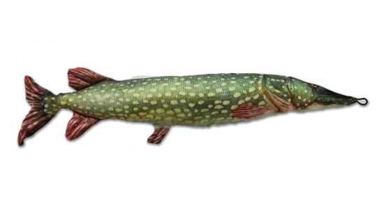 Mjukisdjur Gädda 80 cm Fladen i gruppen Övrigt / Mjukisfiskar & Troféfiskar hos Sportfiskeprylar.se (36-5002)
